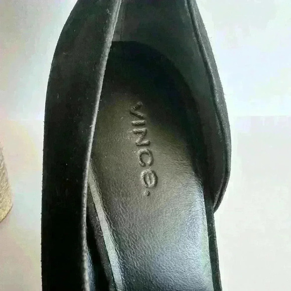 NEW! Vince Suede Percey D’Orsay Espadrille Jute Heels - Picture 7 of 7